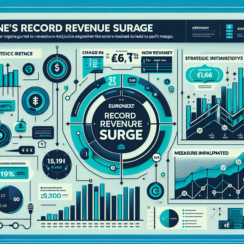 Infographic for Euronext's Record Revenue Surge Driven by Strategic Initiatives