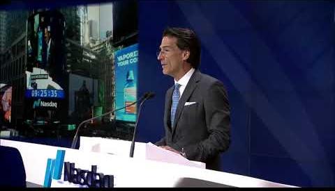 Millicom CEO Rings Nasdaq Opening Bell in Market Milestone